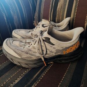 Hoka One One Speedgoat 5 Wide Trail Running Shoe Harbor Mist/Black Men's